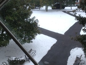 Hanover in snow