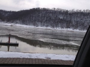 No, I did not get out of my car to take this picture.